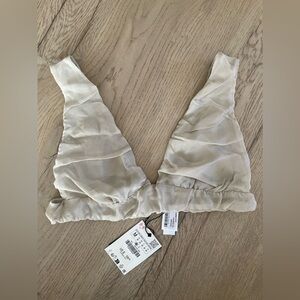 Zara Silk Triangle Bralette